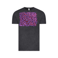 Vintage Black lilac leopard with red glitter Vintage Tee - Artiststas