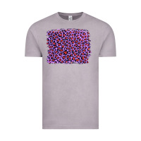 Vintage Zinc lilac leopard with red glitter Vintage Tee - Artiststas