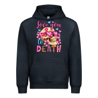 Navy love you to death olivia Urban Hoodie - OliviaCreatesArt