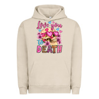 Pigment French Oak love you to death olivia Urban Hoodie - OliviaCreatesArt