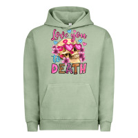 Pigment Oil Green love you to death olivia Urban Hoodie - OliviaCreatesArt