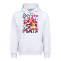 White love you to death olivia Urban Hoodie - OliviaCreatesArt