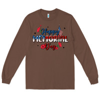 Chestnut happy memorial day Long Sleeve Tee - MaliasSmallBusiness