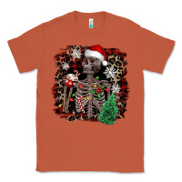 Copper Skeleton with coffee cup Christmas Classic Tee - NancyCooperArtShop