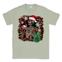 Matcha Skeleton with coffee cup Christmas Classic Tee - NancyCooperArtShop