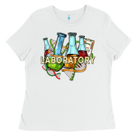 White laboratory Ladies Tee - texasbilliewilder