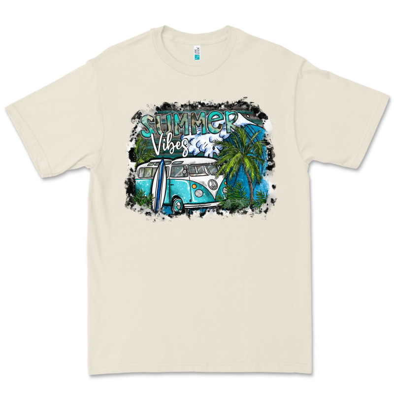 Summer Vibes Premium Tee by SublimationCraftShop | Teevron