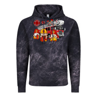Cloud Black fire truck gnomes Vintage Hoodie - Artiststas