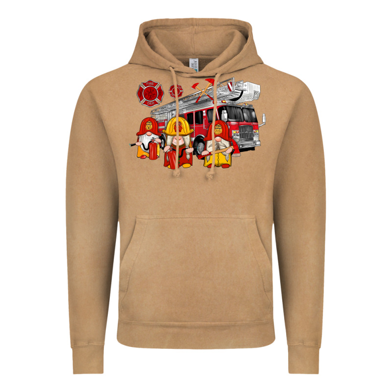 Fire Truck Gnomes Vintage Hoodie by Artiststas | Teevron