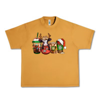 Christmas Baby Calf Coffee Cups Urban Heavy Tee | Teevron