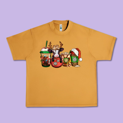 Christmas Baby Calf Coffee Cups Urban Heavy Tee Designed By Jasminsmagicworld
