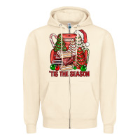 Sandshell Tis The Season Christmas Cakes Truck Zipper Hoodie - BundleAndBundleShop