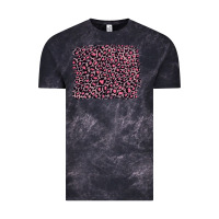 Cloud Black pink leopard with pink glitter Vintage Tee - Artiststas