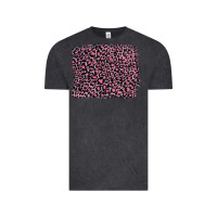 Vintage Black pink leopard with pink glitter Vintage Tee - Artiststas