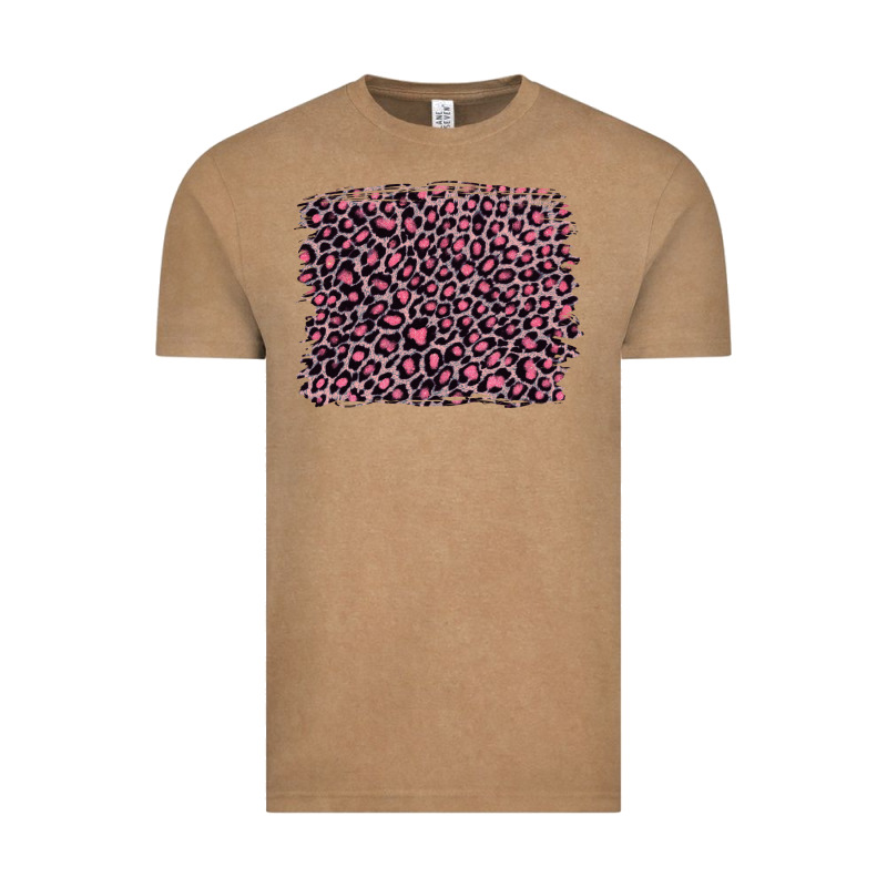 Pink Leopard With Pink Glitter Vintage Tee by Artiststas | Teevron