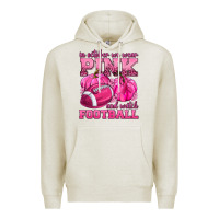 Oatmeal Heather In October We Wear Pink Watch Football Premium Hoodie - texasbilliewilder