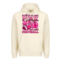 Sandshell In October We Wear Pink Watch Football Premium Hoodie - texasbilliewilder