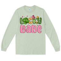 Matcha lucky babe st patrick s day Long Sleeve Tee - MaliasSmallBusiness
