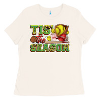 Bone tis' the season softball Ladies Tee - Zillion Design Studio