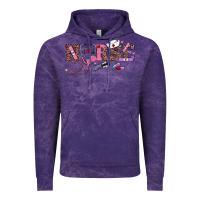 Cloud Purple valentines day nurse Vintage Hoodie - RanaPortraitStore