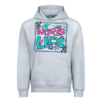 Heather Grey nurse life olivia  (1) Urban Hoodie - OliviaCreatesArt