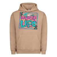 Pigment Burro nurse life olivia  (1) Urban Hoodie - OliviaCreatesArt