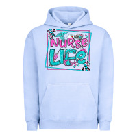 Pigment Grape Ice nurse life olivia  (1) Urban Hoodie - OliviaCreatesArt