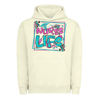 Pigment Pistachio nurse life olivia  (1) Urban Hoodie - OliviaCreatesArt