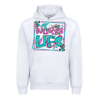 White nurse life olivia  (1) Urban Hoodie - OliviaCreatesArt