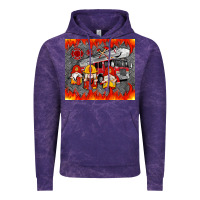 Cloud Purple fire truck gnomes Vintage Hoodie - Artiststas