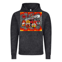 Vintage Black fire truck gnomes Vintage Hoodie - Artiststas