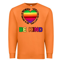 Carrot In A World Where You Can Be Anything Be Kind Premium Sweatshirt - Bettercallsaul