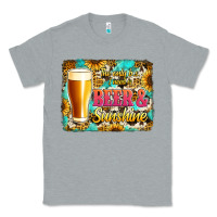 Heather Grey beer and sunshine Classic Tee - Jasminsmagicworld