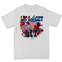 Let's Get Lit 4th Of July Premium Tee | Teevron
