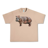Burro hippopotamus Urban Heavy Tee - LillyAllenDesigns