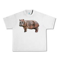 Lunar Rock hippopotamus Urban Heavy Tee - LillyAllenDesigns