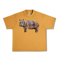 Peanut Butter hippopotamus Urban Heavy Tee - LillyAllenDesigns
