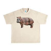 Sandshell hippopotamus Urban Heavy Tee - LillyAllenDesigns