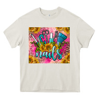 Cream nails Heavy Core Tee - BarkalooDesign