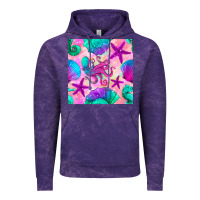 Cloud Purple summer beach seamless pattern Vintage Hoodie - BundleAndBundleShop