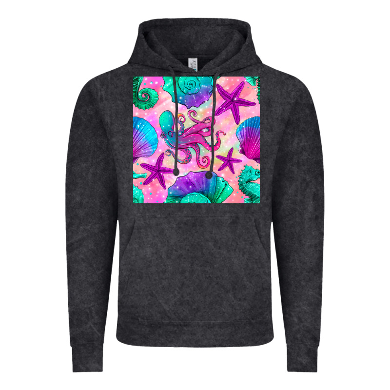 Summer Beach Seamless Pattern Vintage Hoodie by BundleAndBundleShop | Teevron