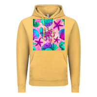 Vintage Mustard summer beach seamless pattern Vintage Hoodie - BundleAndBundleShop
