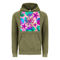 Vintage Olive summer beach seamless pattern Vintage Hoodie - BundleAndBundleShop