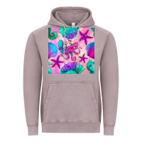 Vintage Zinc summer beach seamless pattern Vintage Hoodie - BundleAndBundleShop