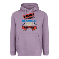 Lavender I belong to a HAIRDRESSER warning job funny partner Heavyweight Hoodie - Bettercallsaul