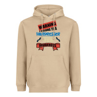 Mushroom I belong to a HAIRDRESSER warning job funny partner Heavyweight Hoodie - Bettercallsaul