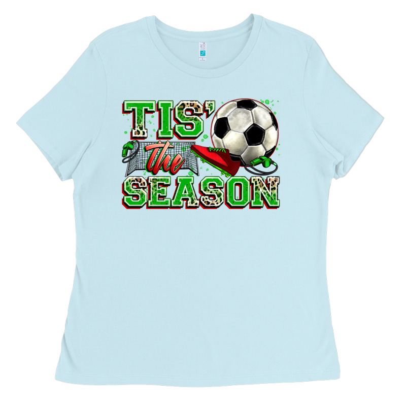Tis' The Season Soccer Ladies Tee by Zillion Design Studio | Teevron