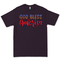 Plum God bless America Premium Tee - Neo Western
