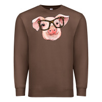 Chestnut pig with glasses Premium Sweatshirt - RanaPortraitStore