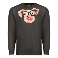 Smoke pig with glasses Premium Sweatshirt - RanaPortraitStore